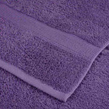 8 Piece Premium Towel Set SOLUND Purple 600 gsm 137545