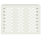 Air Conditioner Cover White 110 x 50 x 80 cm Steel 865905