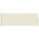 Retractable Side Awning 160 x 500 cm Cream 45461