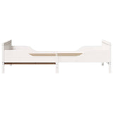 Bed Frame with Headboard White 80 x 200 cm Engineered Wood 877204
