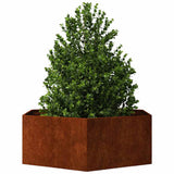 Planter Rusty 138x120x45 cm Corten Steel 823677