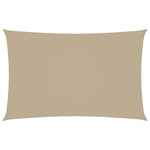 ZNTS Sunshade Sail Oxford Fabric Rectangular 2.5x5 m Beige 135154