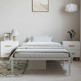 Metal Bed Frame without Mattress White 100x190cm 350907