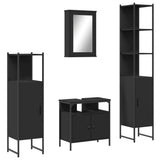 Bathroom Furniture Set Black 3214825