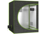 Grow Tent 120 x 120 x 200 cm, Reflective Mylar Hydroponic Growing Tent with 600D Oxford Fabric, T3398P551645
