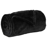 Throw Blankets 6 pcs Black 240 x 270 cm Fleece 42016812