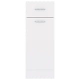 Drawer Bottom Cabinet Lyon White 30x46x81.5 cm Engineered Wood 801204