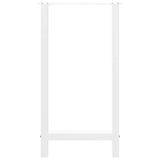 Bar Table Legs White 2 pcs 50x cm Steel 4013329