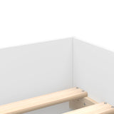 Bed Frame with Storage White 80 x 200 cm Engineered Wood 3429613