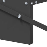 Chicken Treadle Feeder Black 48.5 x 39.5 x 19 cm 874672