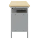 Work Bench Set with Drawer 2 pcs Red and Grey 200 x 55 x 85 cm 3321389