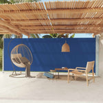 ZNTS Patio Retractable Side Awning 200x600 cm Blue 317972