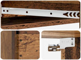 Wall-Mounted Side Table Old Wood 87.5 x 34.5 x 17 cm 899183
