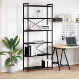 Bookshelf Black Oak 80 x 30 x 189.5 cm Engineered Wood 868407