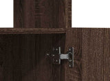 Highboard Brown Oak 92x33x100 cm Engineered Wood 855130