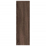 Plant Stand 2pcs Brown Oak 25x25x80 cm Engineered Wood 852948