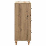 Drawer Cabinet Artisan Oak 66 x 34.5 x 90 cm Engineered Wood 894154