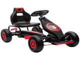 Kids Pedal Go Kart, with Adjustable Seat, Inflatable Tyres - Red T3398P348333