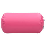 Inflatable Gymnastic Roll with Pump 120x75 cm PVC Pink 92715