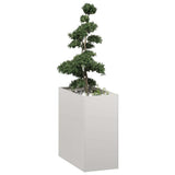 Planter 40x80x80 cm Stainless Steel 860777