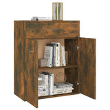 Sideboard Smoked Oak 60x30x75 cm Engineered Wood 815375