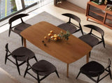 Pine Wood Rectangular Dining Table - Light Brown T3398P377922