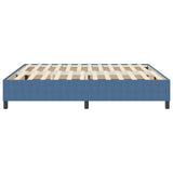 Platform Bed Frame Blue 180 x 200 cm Fabric 3337425