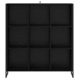 Book Cabinet Black Oak 99.5 x 30 x 108.5 cm Engineered Wood 886522