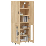 Highboard Sonoma Oak 69.5x34x180 cm Engineered Wood 3195750