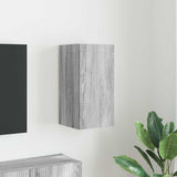 TV Wall Cabinet Grey Sonoma 30 x 31 x 60 cm Engineered Wood 892281