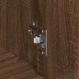 Sideboard Brown Oak 88x30x70 cm Engineered Wood 815368