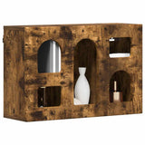 Hanging Cabinet Smoked Oak 60 x 20 x 40 cm Engineered Wood 891379
