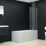 Folding Shower Enclosure 2 Panels ESG 95x140 cm 144678