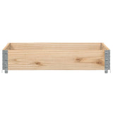 Garden Planter 100x100 cm Solid Pine Wood 3295395