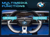 BMW i4 Licensed 12V Kids Electric Ride-On Car, Blue T3398P348392