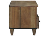 TV Cabinet with Shelf Brown 100 x 33.5 x 46 cm Solid Mango Wood 4018350
