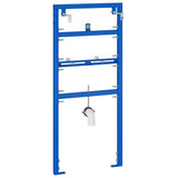 Bathroom Wall Support Height Adjustable Blue 50 x 3 x 112 cm 4106574