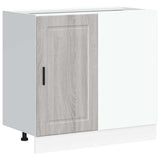 Kitchen Base Cabinet Porto Grey Sonoma Engineered Wood 854304