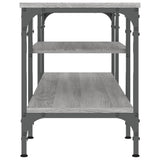 TV Cabinet Grey Sonoma 121x35x45 cm Engineered Wood&Iron 831806