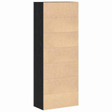 Highboard Black Oak 70 x 33.5 x 180 cm Engineered Wood 3365566