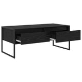 Coffee Table Black Oak 100 x 46 x 40 cm Engineered Wood 886444
