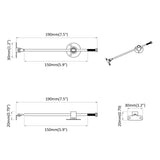 Pull Rod Hinge 439 pcs Silver Iron 864626
