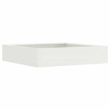 Lawn Edging 6 pcs White 60 x 60 x 13 cm Steel 874733