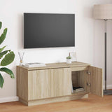 TV Cabinet Sonoma Oak 100 x 38 x 49 cm Engineered Wood 869668