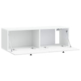 Wall-Mounted TV Cabinet 98 x 31 x 30 cm White Engineered Wood 899235