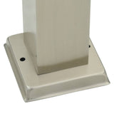 Bollard Lights with Sensor 3 pcs 80 cm Stainless Steel IP44 4006056
