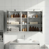 Bathroom Cabinet Set 3 pcs 100 x 10.5 x 60.5 cm Engineered wood 3403707