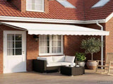 Manual Retractable Awning White 4.5 x 3.5 m 3420320