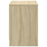 TV Cabinet with LED Sonoma Oak 100x34x50 cm Engineered Wood 852217