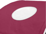 Bed Tunnel 2 pcs Red 211 x 67.5 x 2 cm Polyester 893712
